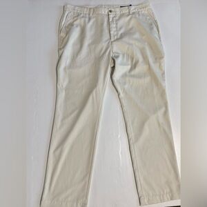 Vineyard Vines Performance Pants Mens 42x32 Beige Stretch Golf Casual Comfort